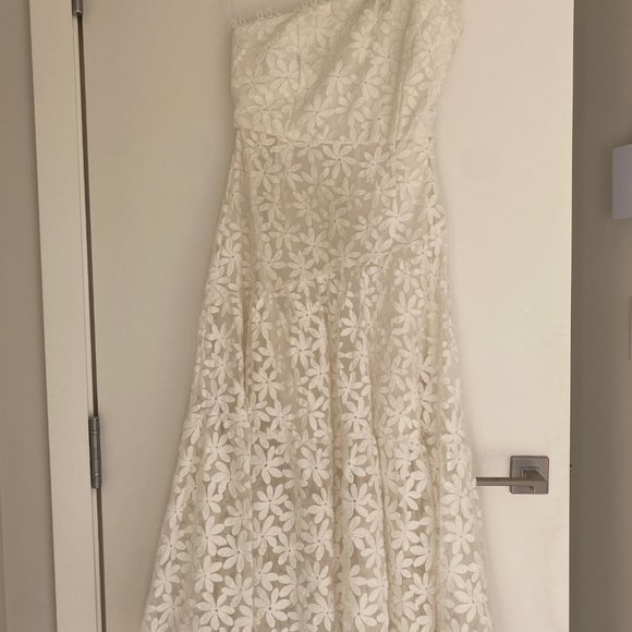 Lost + Wander Madonna Lily Lace One-Shoulder Dress S - Picture 4 of 6